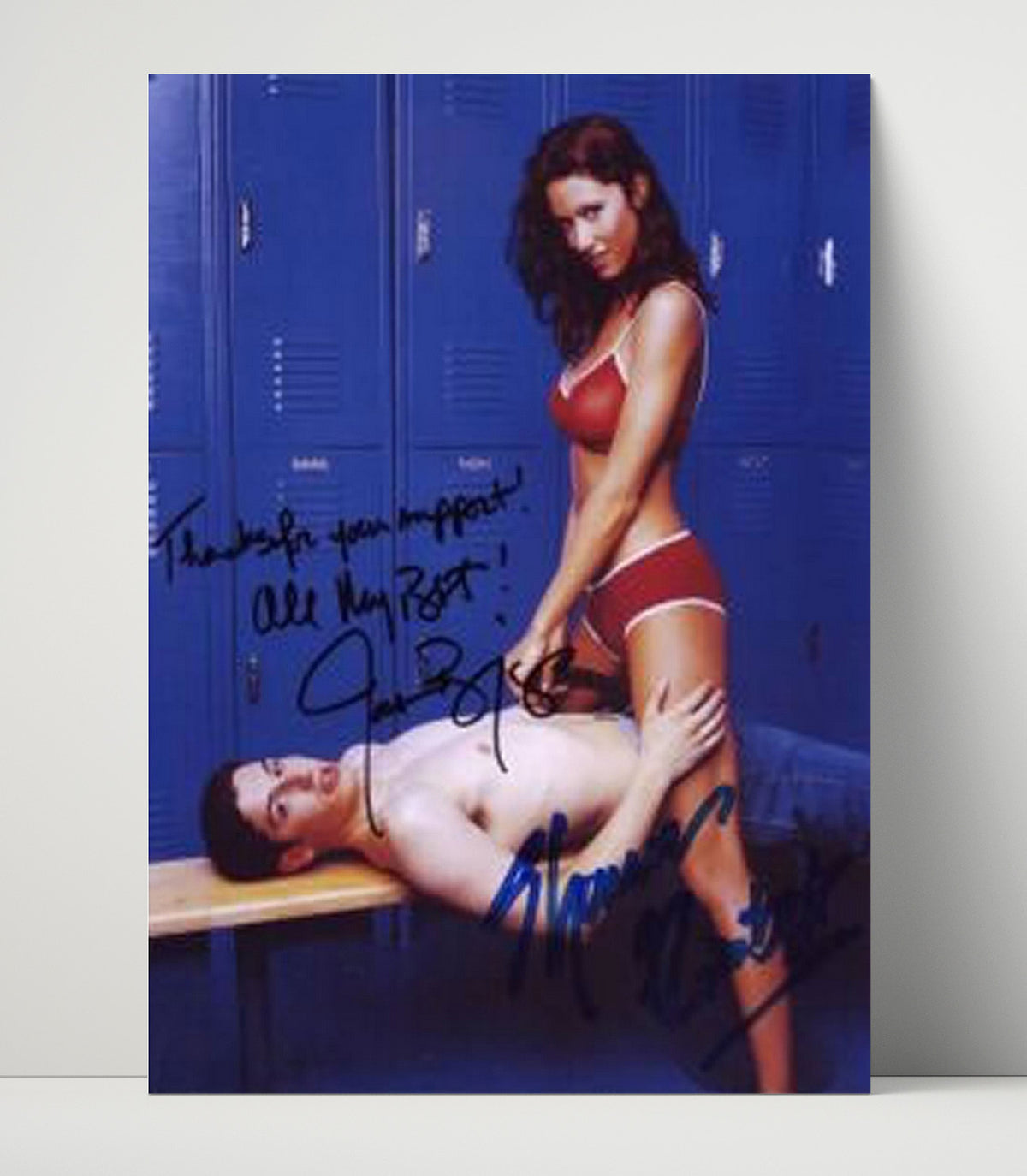 Jason Biggs and Cast - American Pie Locker Room Comedy Scene movie wall art 16x20 Unframed Print