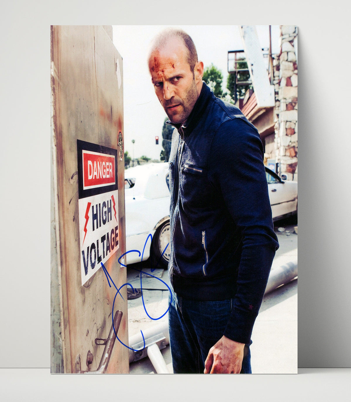 Jason Statham - Gritty Action Hero Intense Stare movie wall art 16x20 Unframed Print
