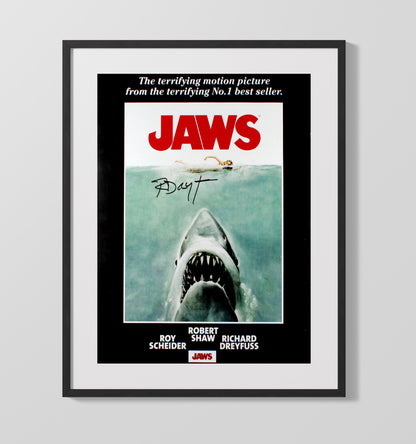 Jaws - Richard Dreyfuss - Matt Hooper - Oceanographer Diving Gear Montage - Movies Framed Print