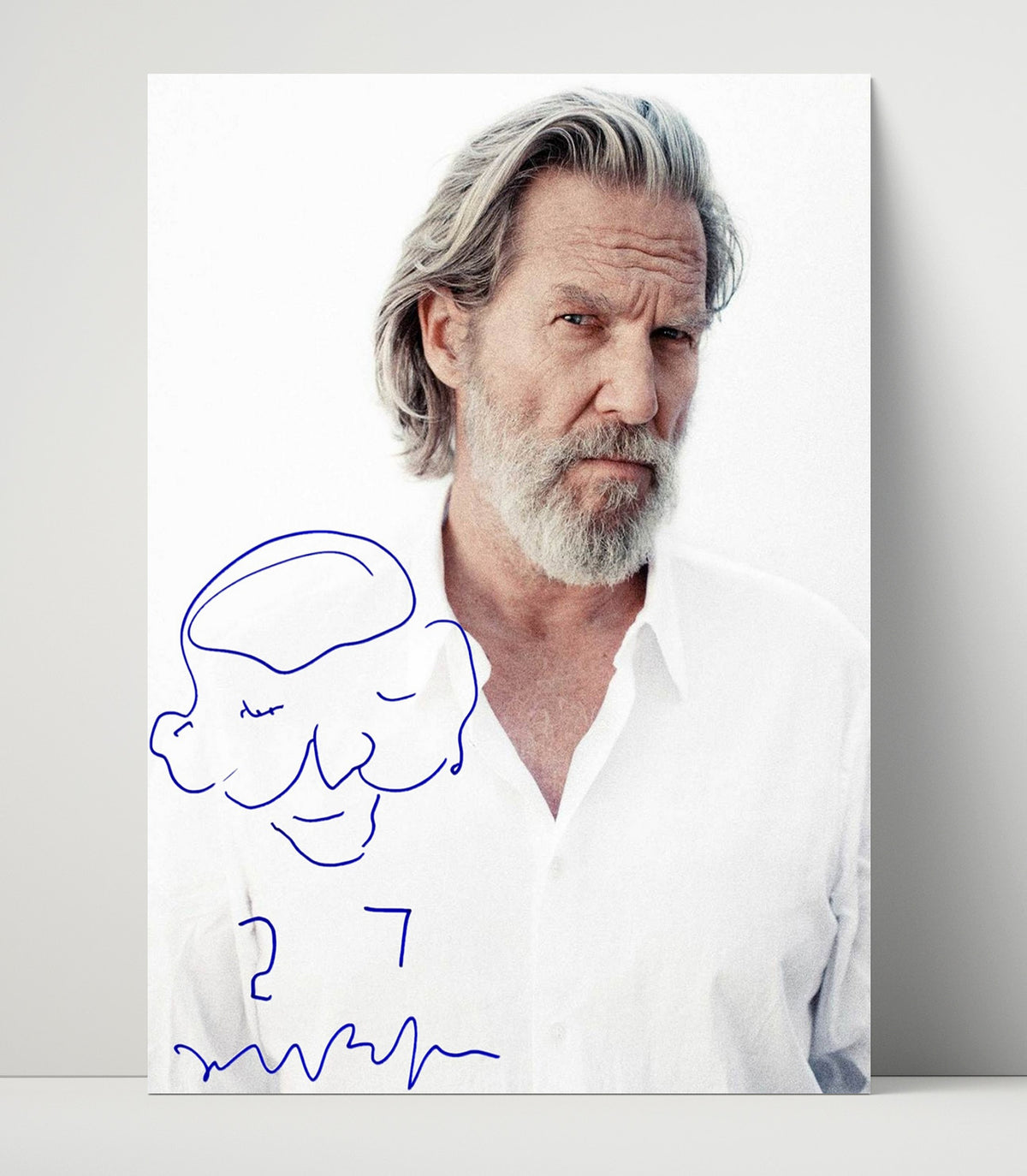 Jeff Bridges - Hollywood Maverick Leading Man Photograph movie wall art 16x20 Unframed Print