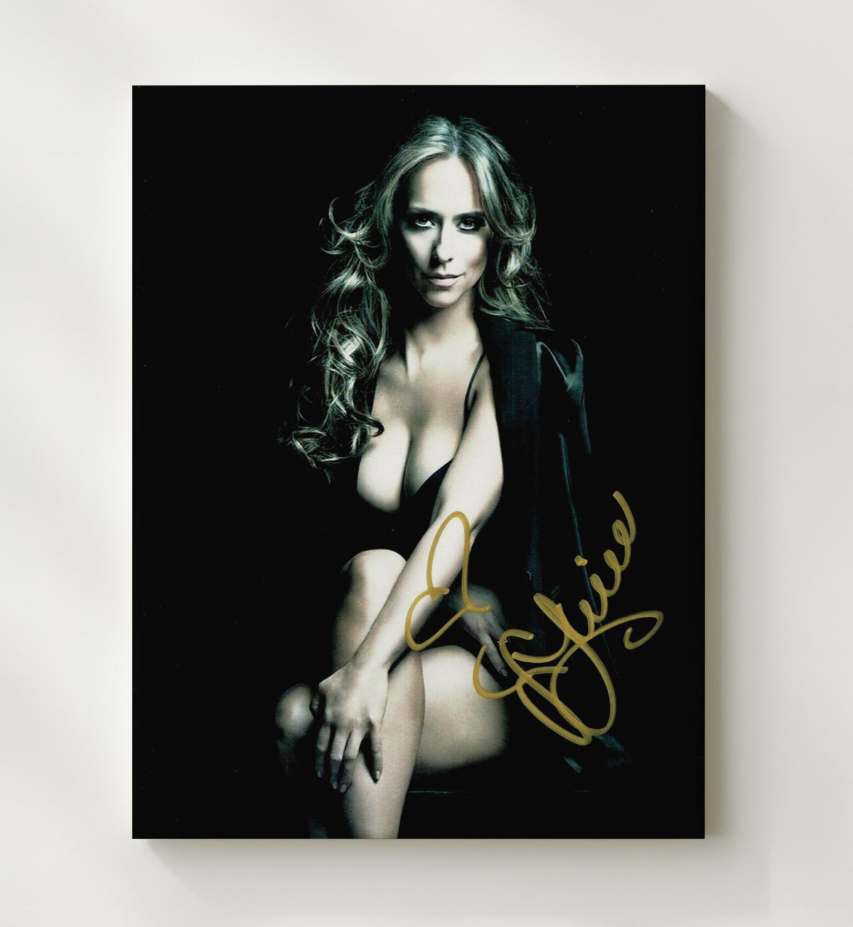 Jennifer Love Hewitt - Classic Hollywood Glamour - Photograph movie wall art 8x10 Beveled Frame