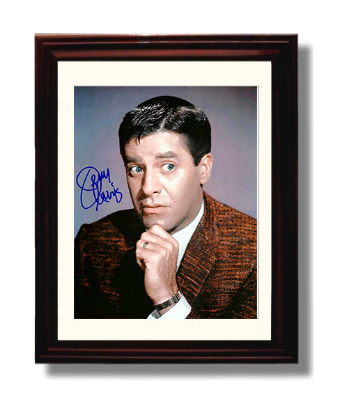 Jerry Lewis - Classic Comedic Genius Smirk movie wall art 8x10 Beveled Frame