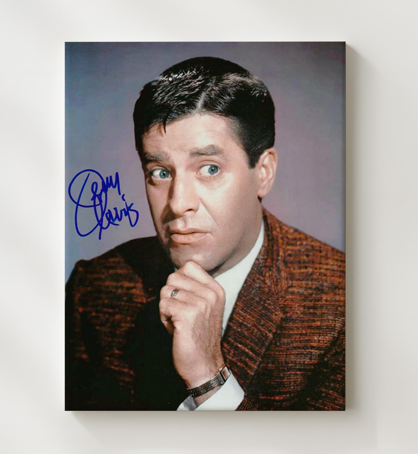 Jerry Lewis - Classic Comedic Genius Smirk movie wall art 20x24 Canvas