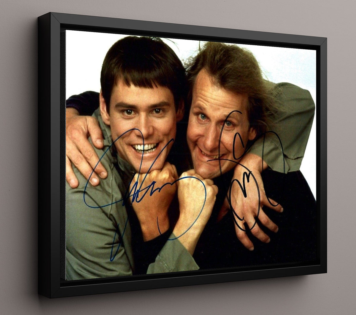 Jim Carrey and Jeff Daniels - Dumb and Dumber - The Dynamic Dunces movie wall art 16x20 Gallery Frame
