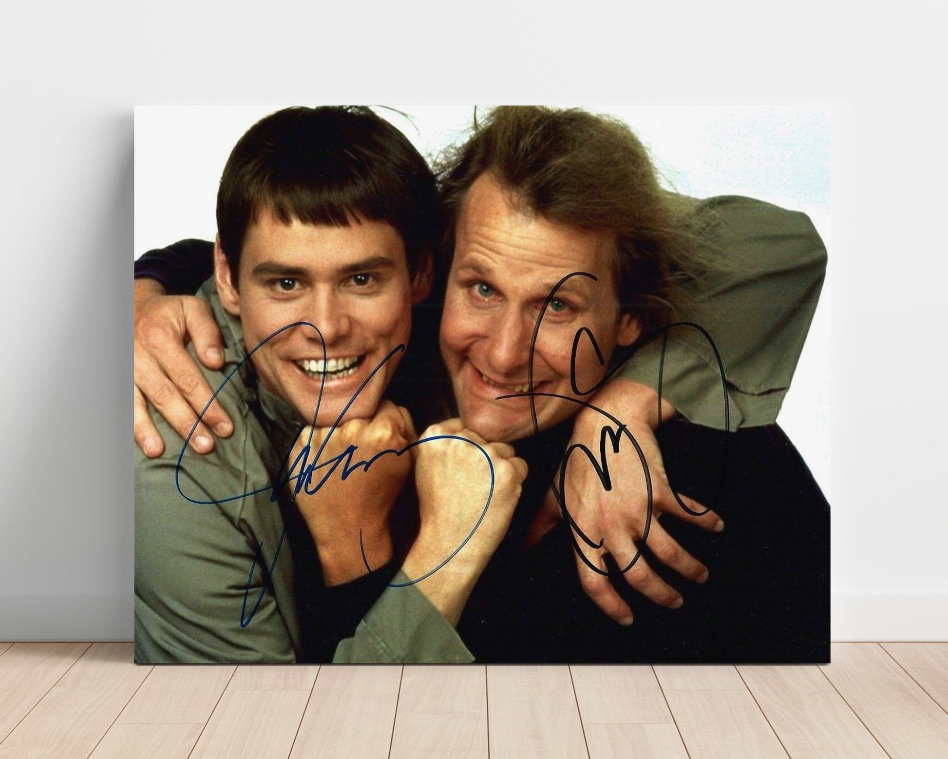 Jim Carrey and Jeff Daniels - Dumb and Dumber - The Dynamic Dunces Vintage Movie Wall Art - 16x20 Unframed Print movie decor