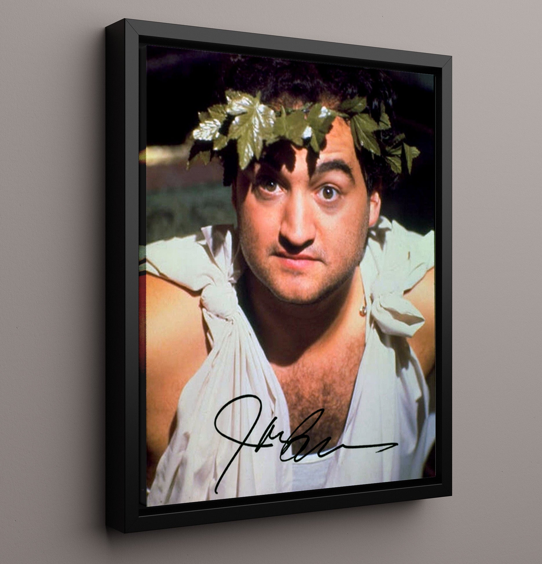 John Belushi - Toga King Vintage Movie Wall Art - 16x20 Framed Canvas movie decor