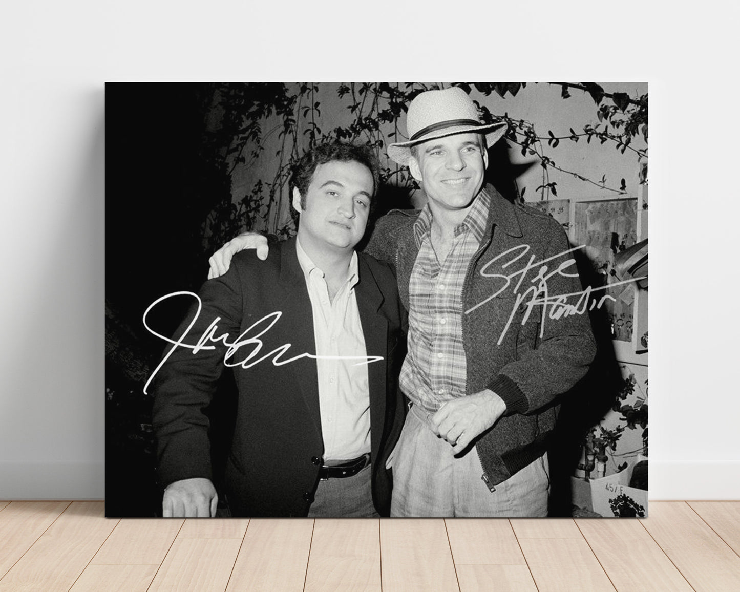 John Belushi and Steve Martin - Comedy Legends Together movie wall art 16x20 Unframed Print