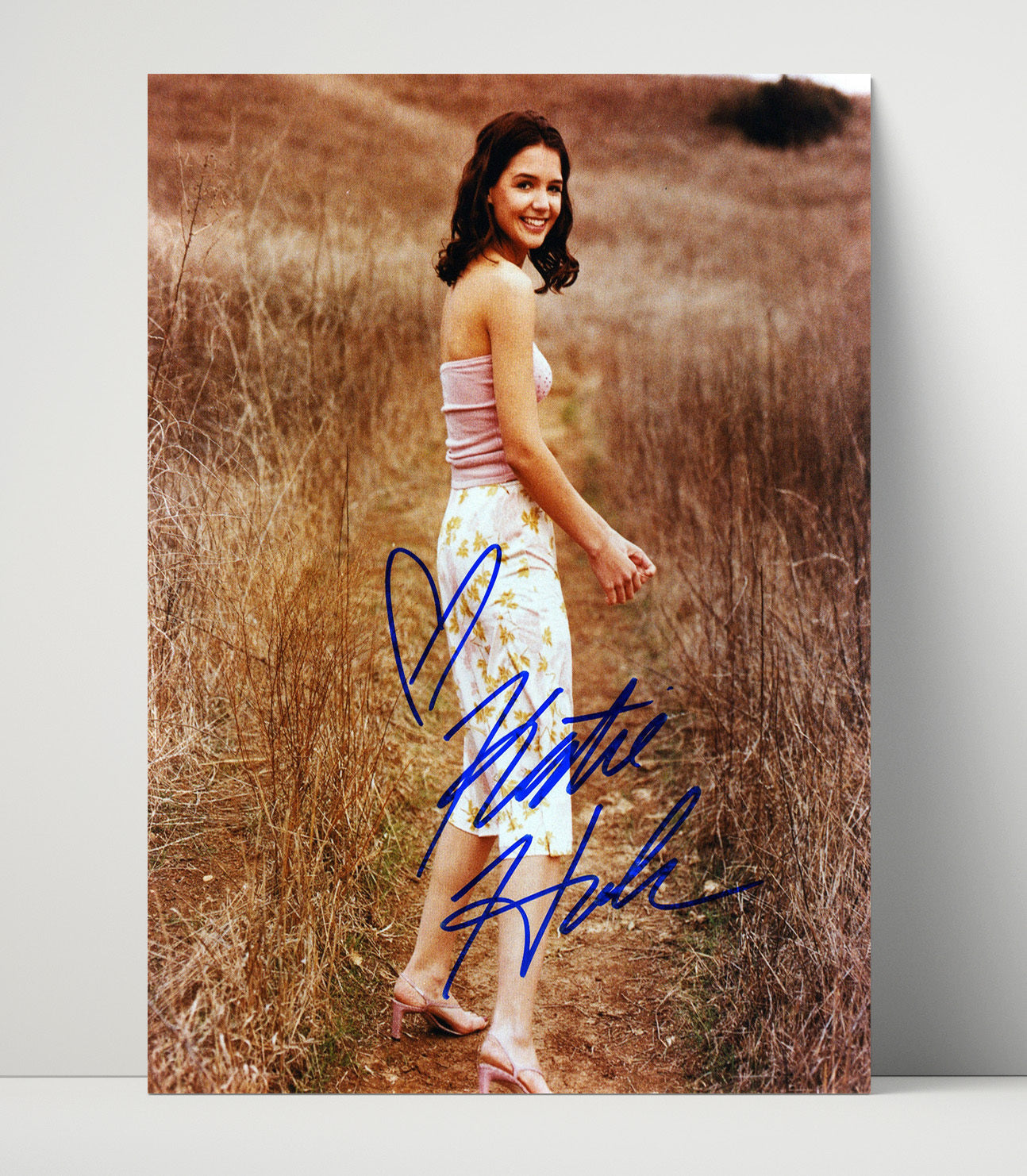 Katie Holmes - Meadow Path Over Shoulder Walk movie wall art 16x20 Unframed Print