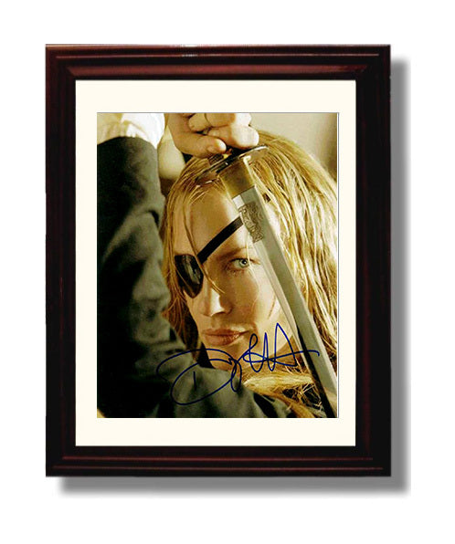 Kill Bill - Daryl Hannah - Elle Driver - Eyepatch Assassin Swagger movie wall art 8x10 Beveled Frame