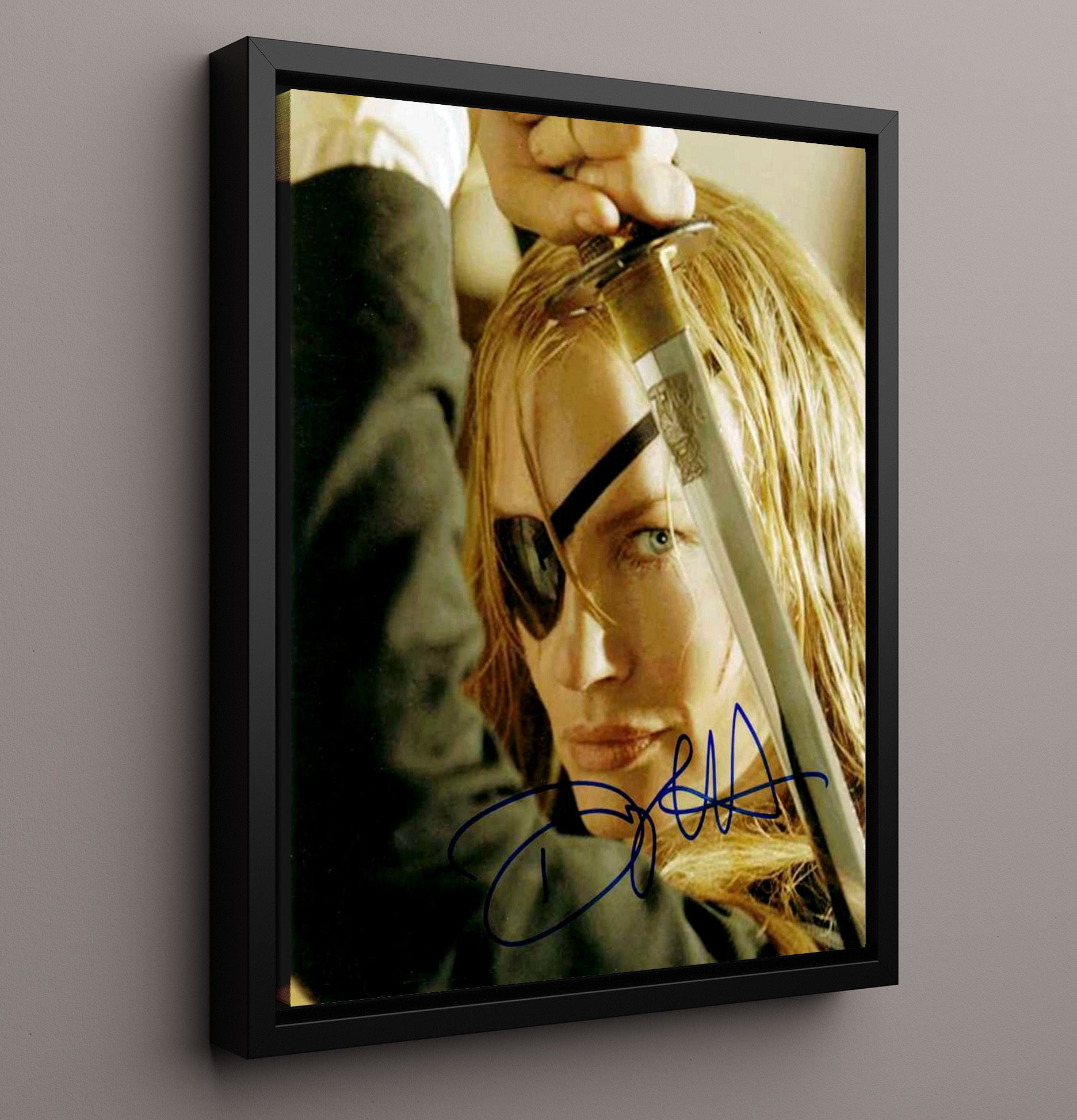 Kill Bill - Daryl Hannah - Elle Driver - Eyepatch Assassin Swagger movie wall art 16x20 Framed Canvas