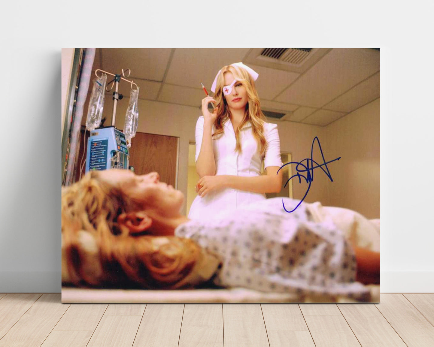Kill Bill Vol. 2 - Daryl Hannah - Elle Driver - Hospital ambush moment Vintage Movie Wall Art - 16x20 Unframed Print movie decor