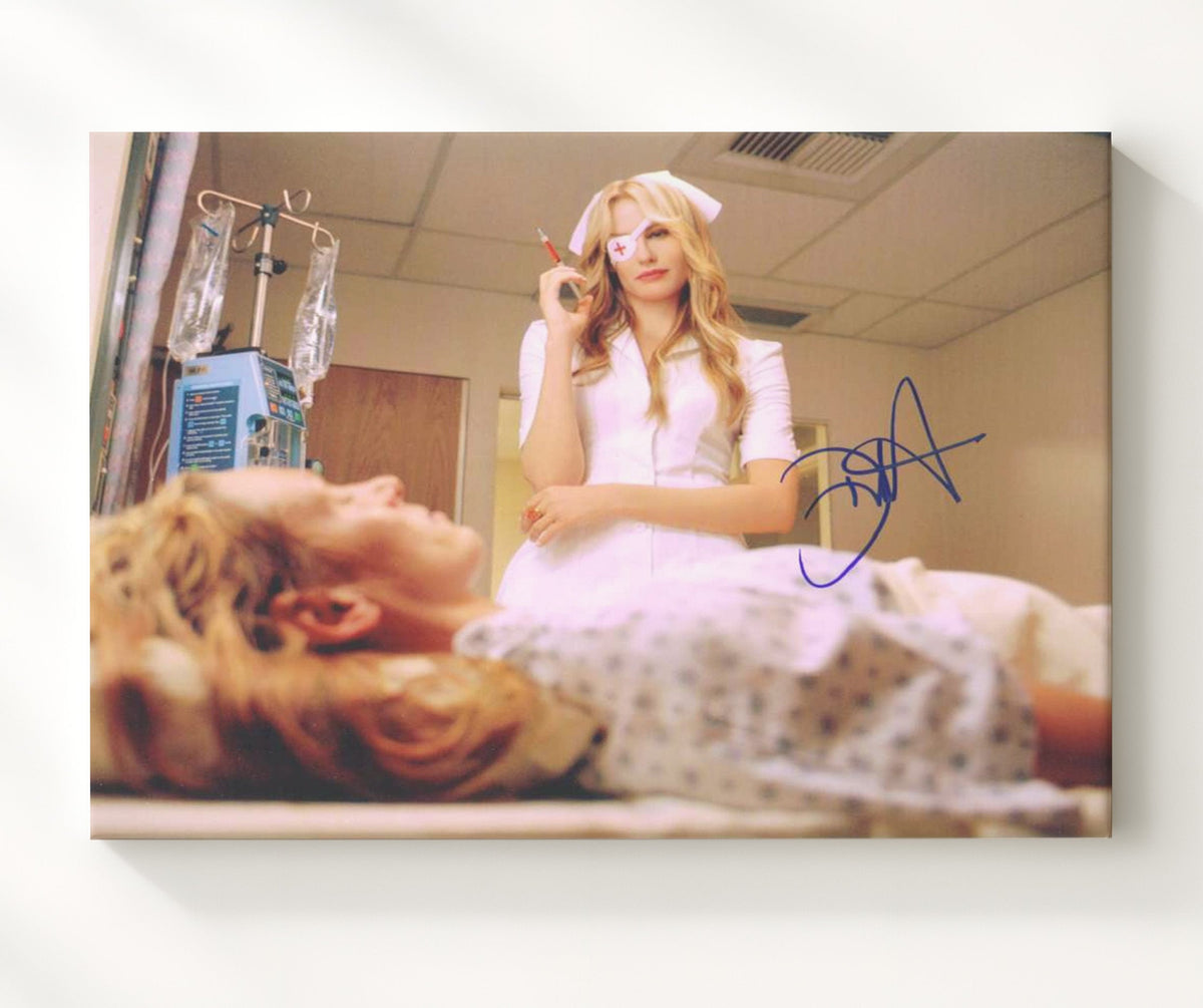 Kill Bill Vol. 2 - Daryl Hannah - Elle Driver - Hospital ambush moment movie wall art 8x10 Beveled Frame