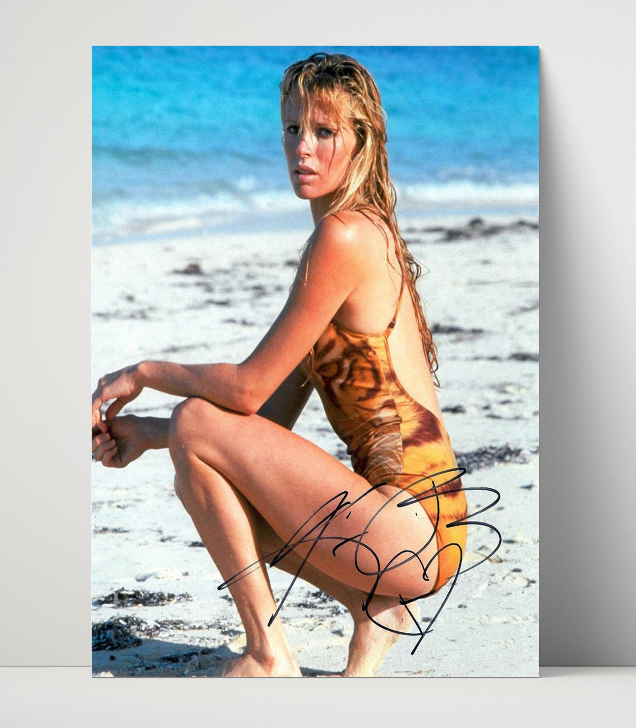 Kim Basinger - Beach Swimsuit Seaside Look Vintage Movie Wall Art - 16x20 Unframed Print movie decor