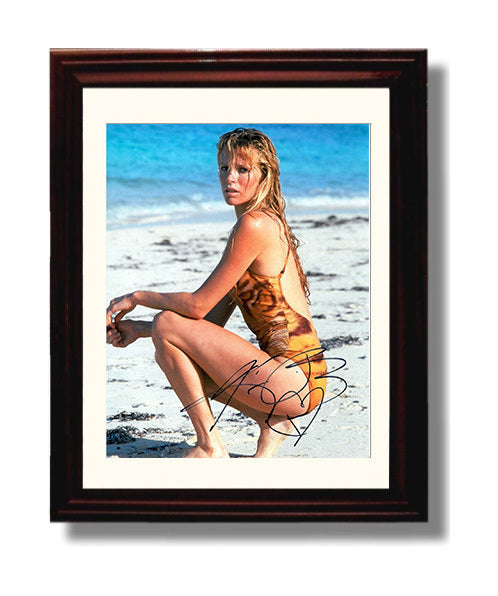 Kim Basinger - Beach Swimsuit Seaside Look movie wall art 8x10 Beveled Frame