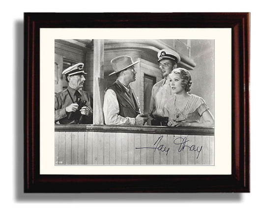 King Kong - Fay Wray - Ann Darrow - Captive scream legend movie wall art 8x10 Beveled Frame