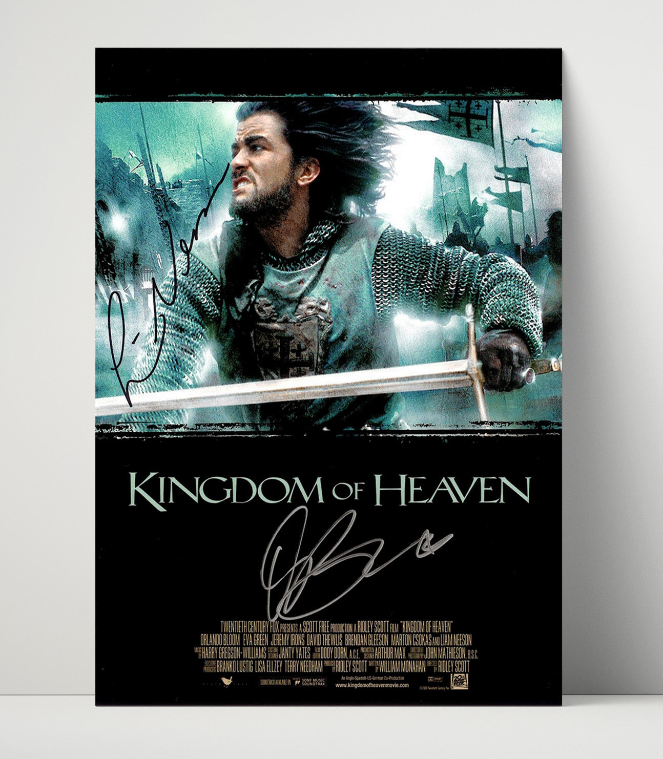 Kingdom of Heaven - Orlando Bloom - Balian - Battlefield Charge movie wall art 16x20 Unframed Print