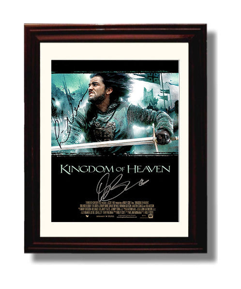 Kingdom of Heaven - Orlando Bloom - Balian - Battlefield Charge movie wall art 8x10 Beveled Frame