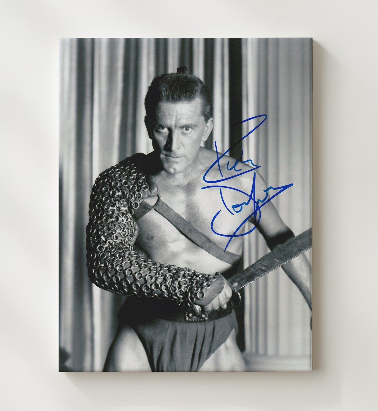 Kirk Douglas - I Am Spartacus Vintage Movie Wall Art - 20x24 Canvas movie decor