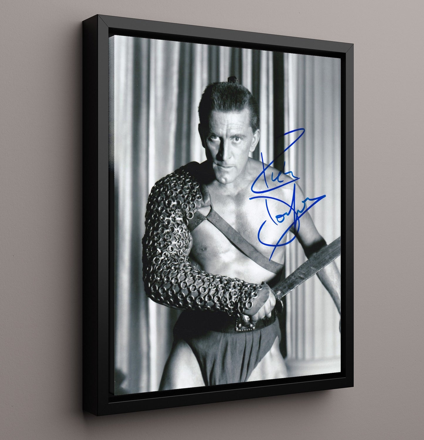 Kirk Douglas - I Am Spartacus movie wall art 16x20 Framed Canvas