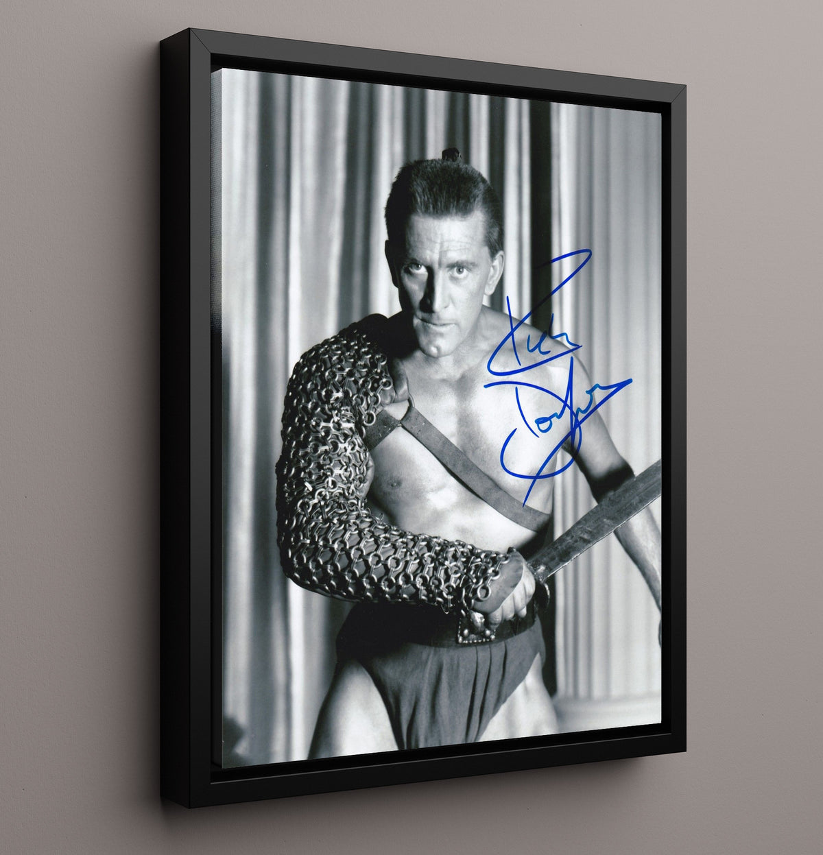Kirk Douglas - I Am Spartacus movie wall art 16x20 Framed Canvas
