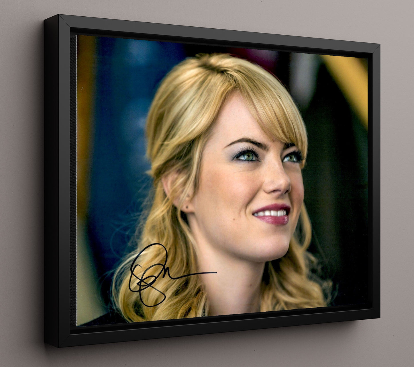 La La Land - Emma Stone - Mia Dolan - Dreamer audition moment Vintage Movie Wall Art - 16x20 Framed Canvas movie decor