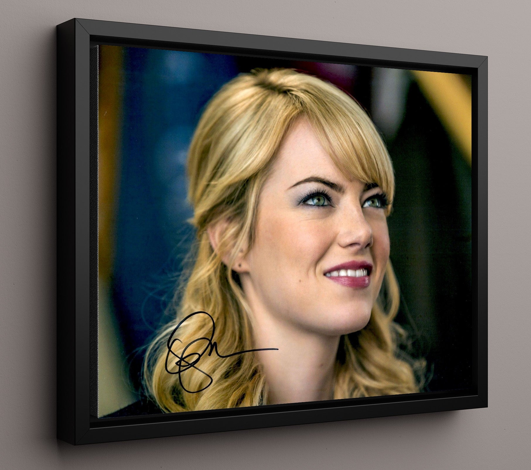 La Land - Emma Stone - Mia Dolan - Dreamer audition moment movie wall art 16x20 Framed Canvas