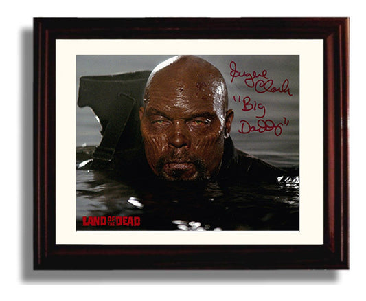 Land of the Dead - Eugene Clark - Big Daddy - Rising undead command movie wall art 8x10 Beveled Frame
