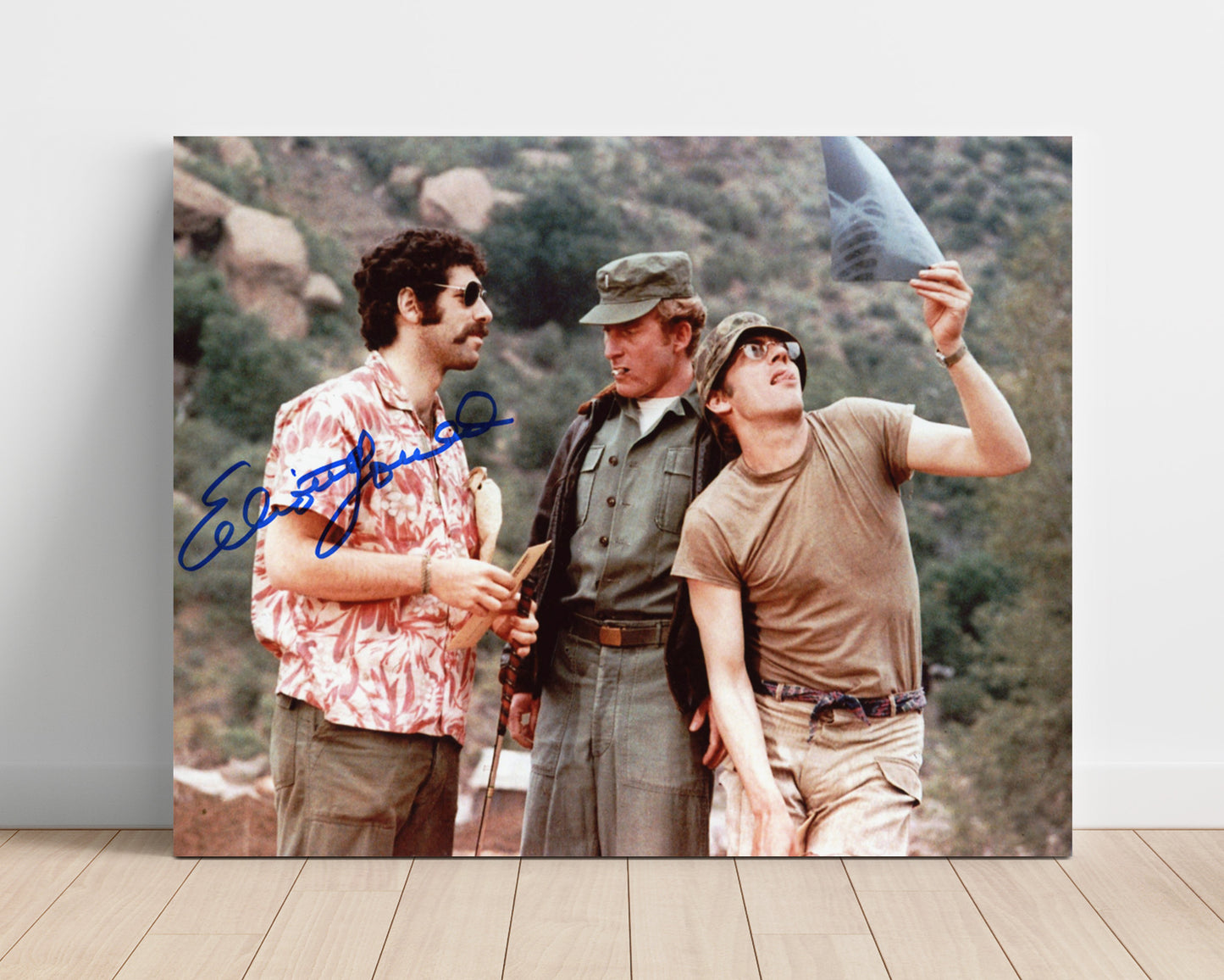 MASH - Elliott Gould - Hawkeye Pierce - Battlefield satire defiance Vintage Movie Wall Art - 16x20 Unframed Print movie decor