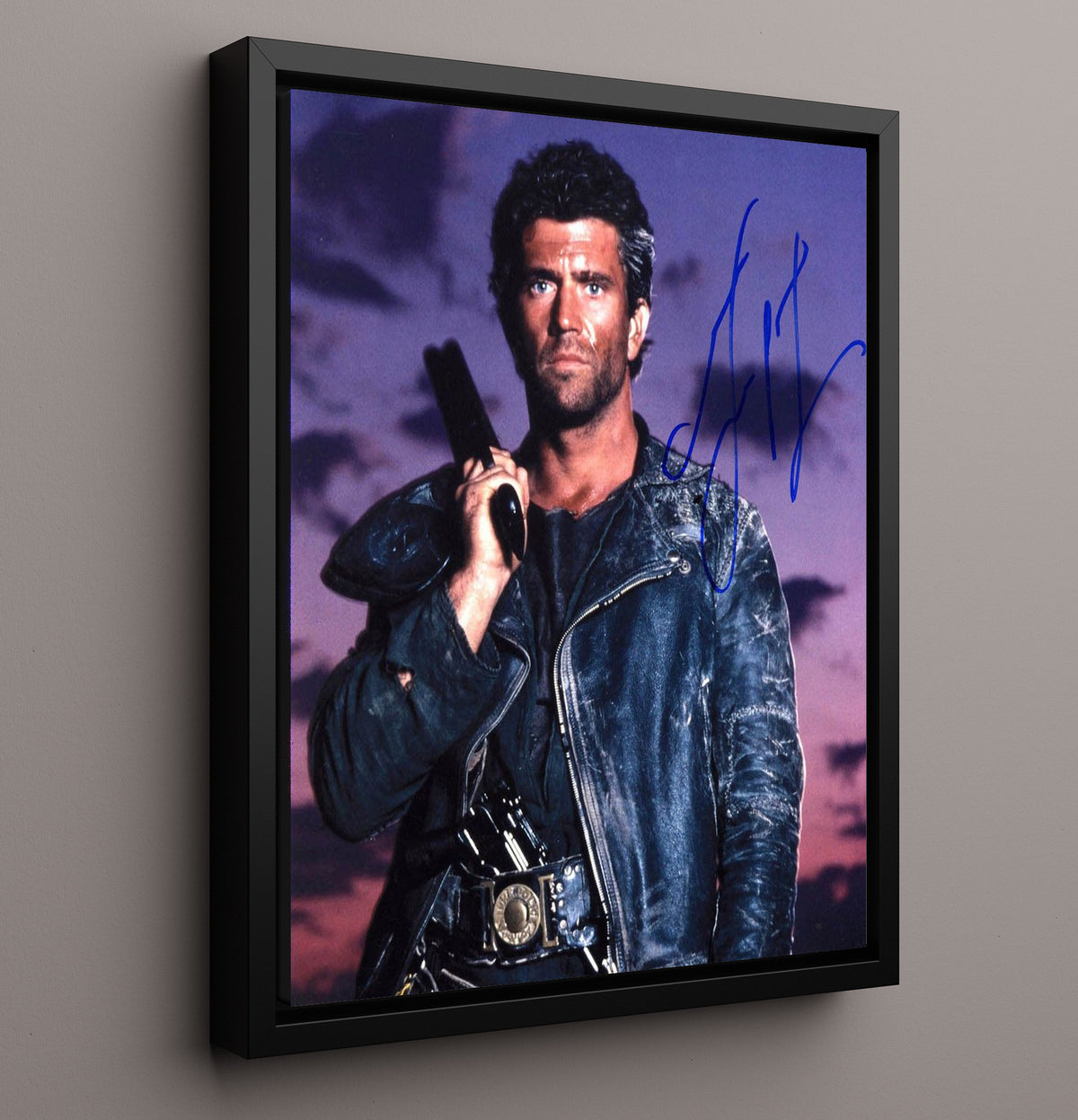 Mad Max - Mel Gibson Road Warrior Shotgun Fury movie wall art 16x20 Framed Canvas