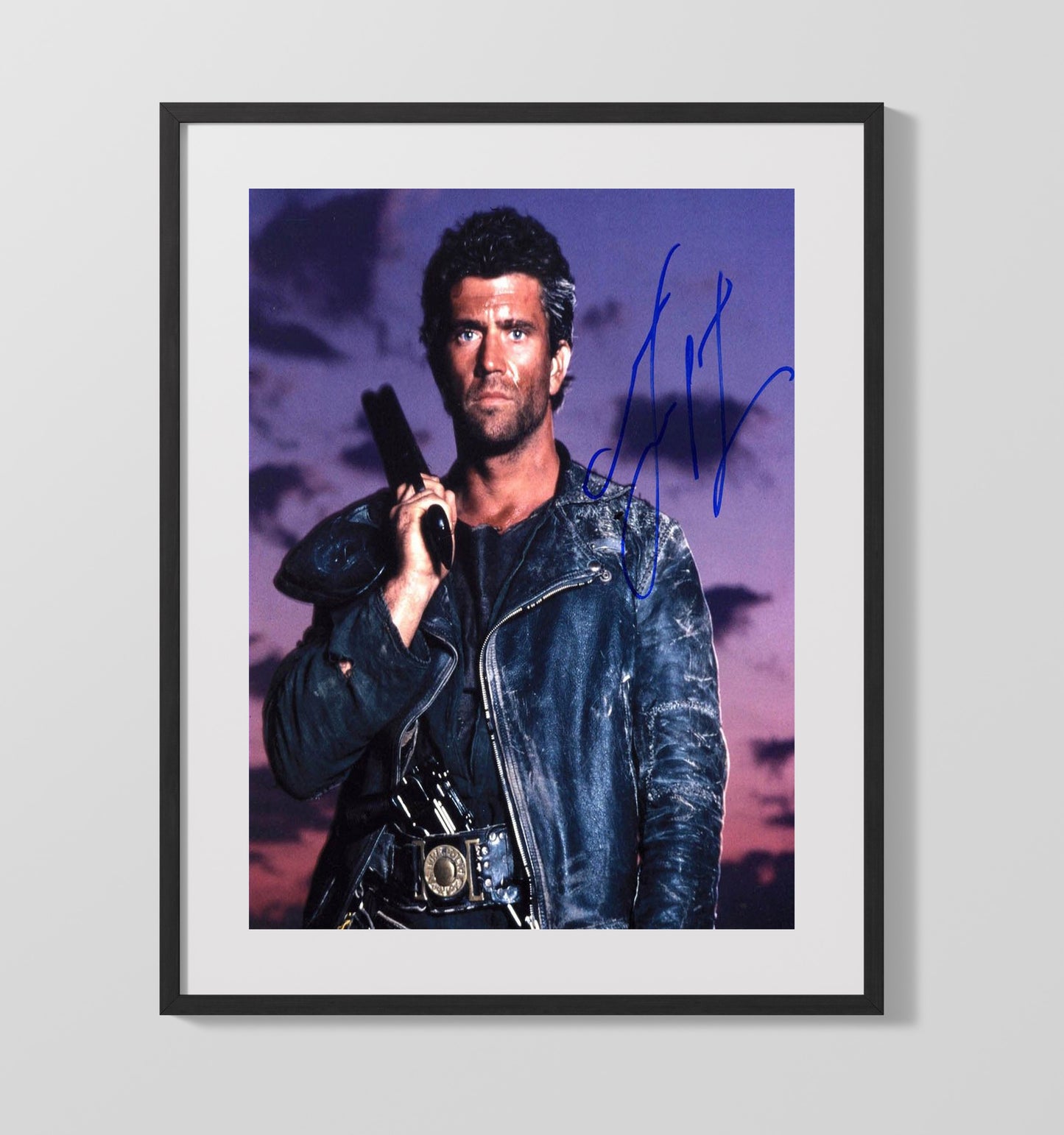 Mad Max - Mel Gibson Road Warrior Shotgun Fury movie wall art 16x20 Gallery Frame