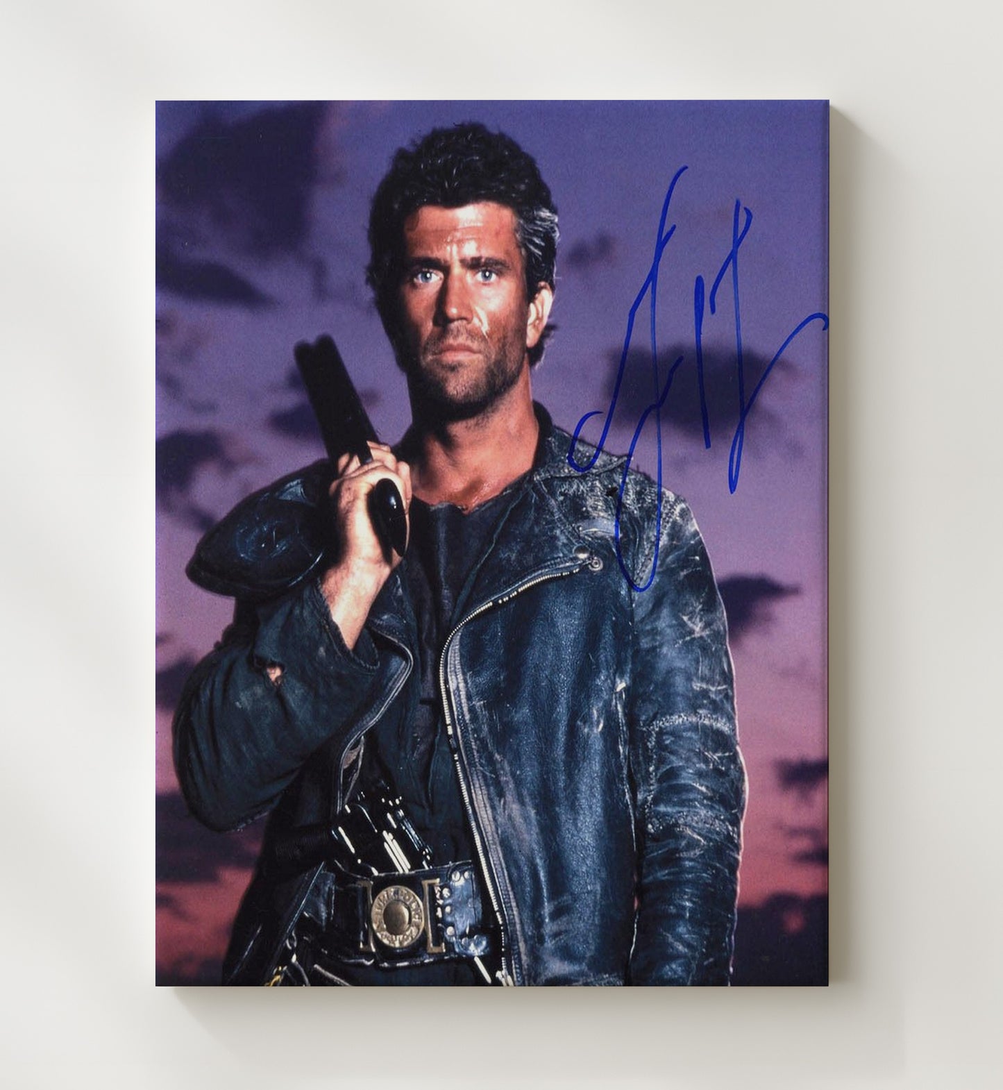 Mad Max - Mel Gibson Road Warrior Shotgun Fury movie wall art 20x24 Canvas