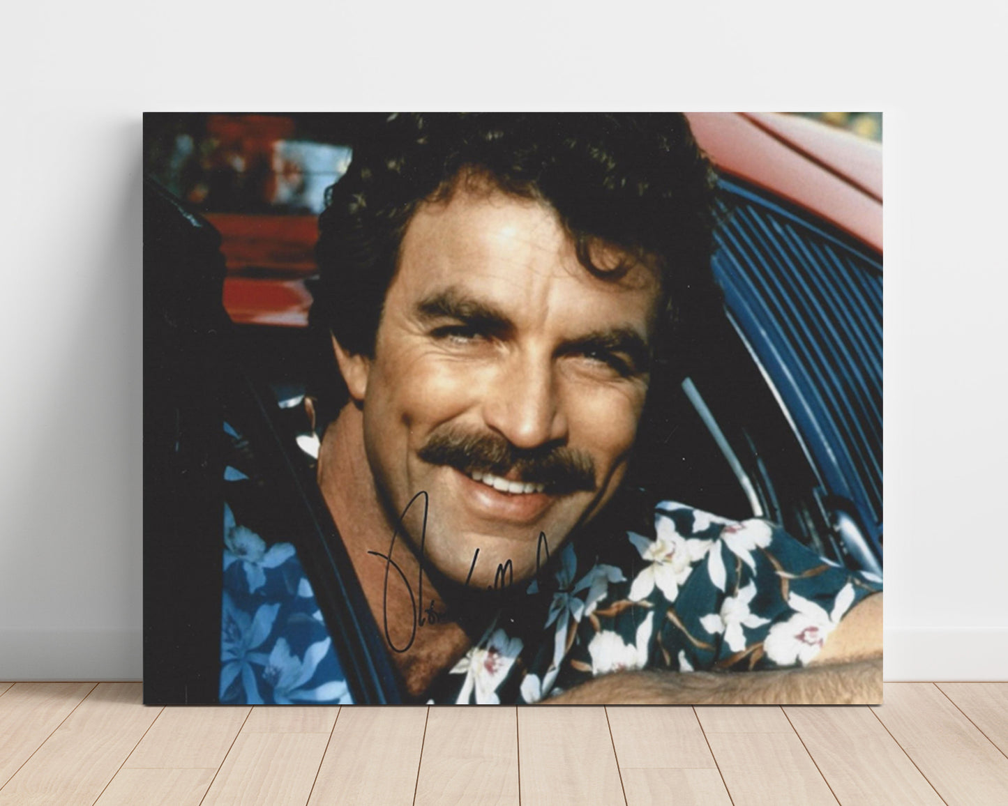 Magnum P.I. - Tom Selleck - Mustache rides movie wall art 16x20 Unframed Print