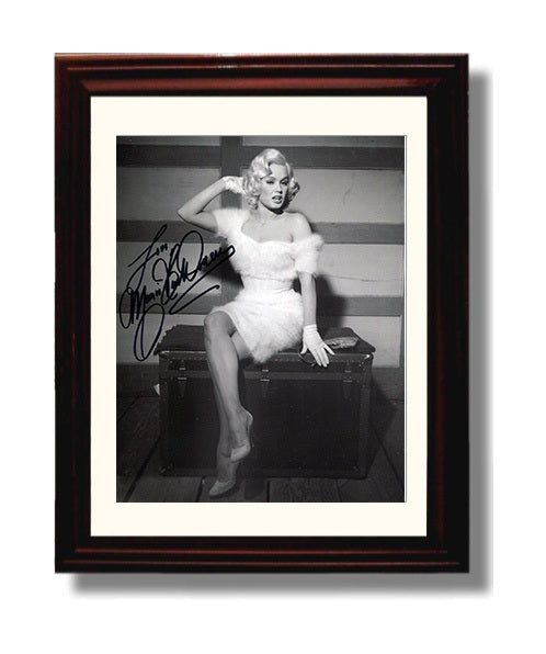 Mamie Van Doren - Blonde Bombshell movie wall art 8x10 Beveled Frame