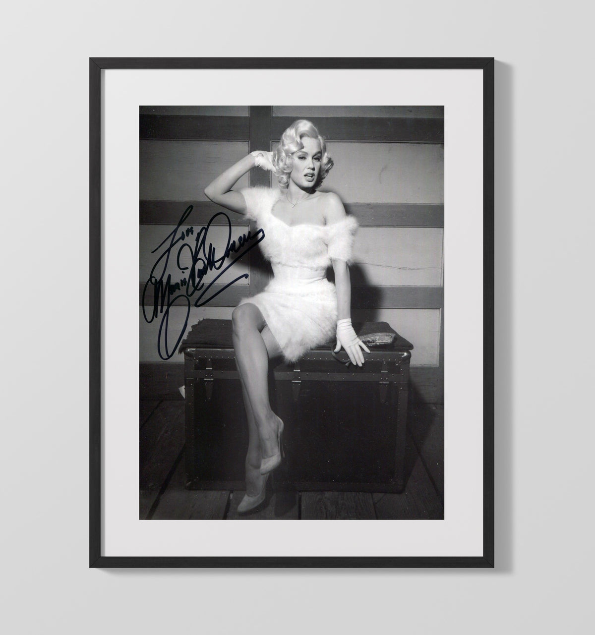 Mamie Van Doren - Blonde Bombshell movie wall art 16x20 Gallery Frame