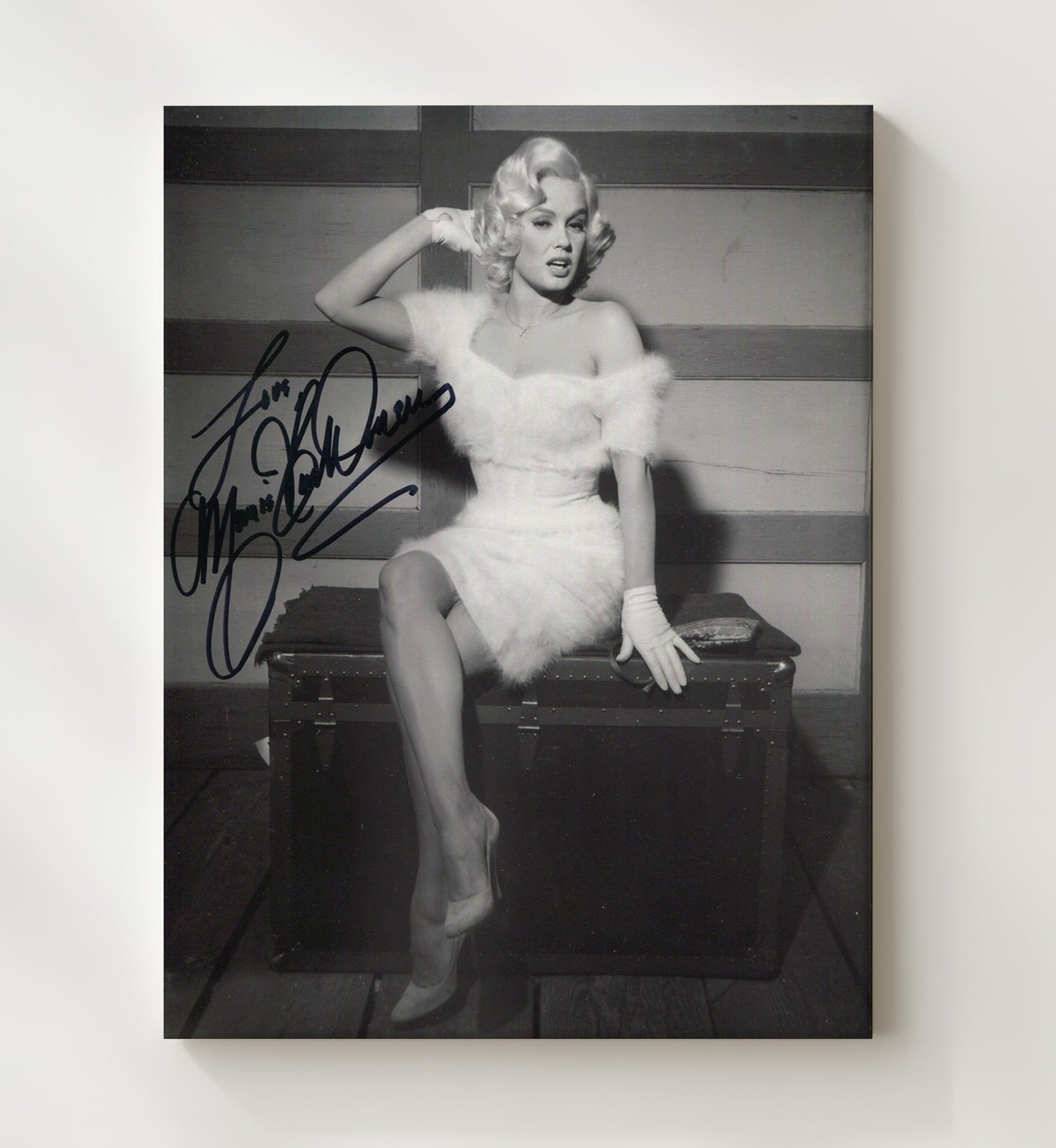 Mamie Van Doren - Blonde Bombshell movie wall art 20x24 Canvas