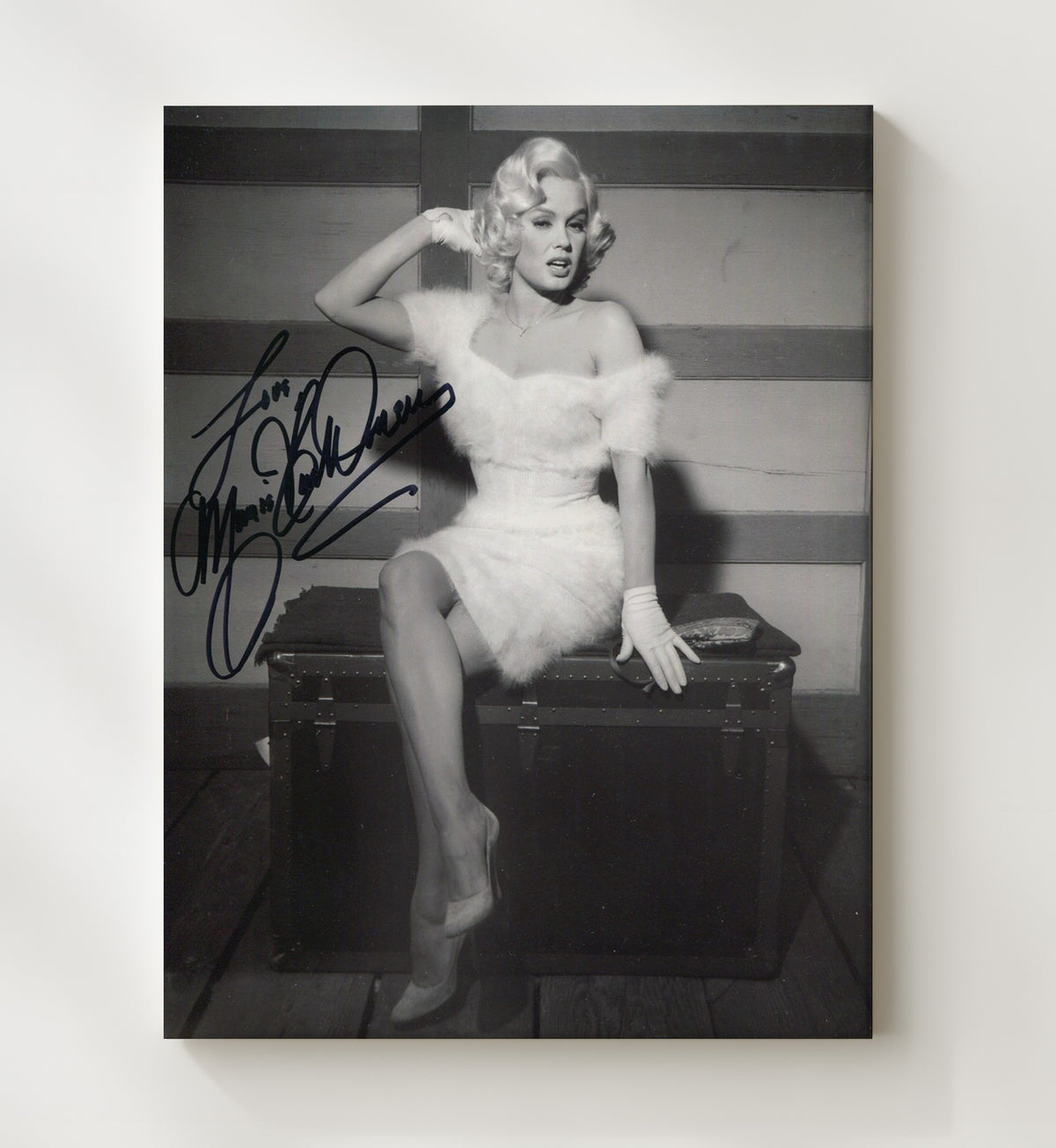 Mamie Van Doren - Blonde Bombshell movie wall art 20x24 Canvas