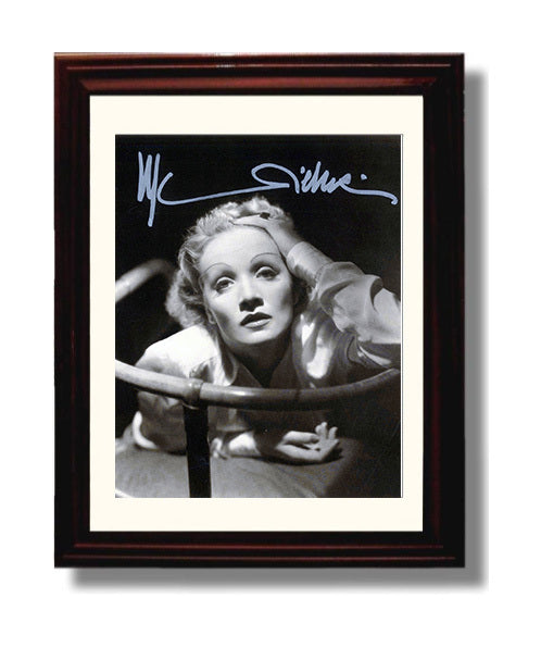 Marlene Dietrich - Sultry Shadows movie wall art 8x10 Beveled Frame