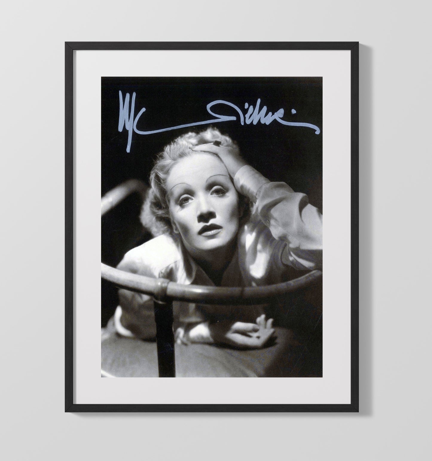 Marlene Dietrich - Sultry Shadows Vintage Movie Wall Art - 16x20 Gallery Frame movie decor