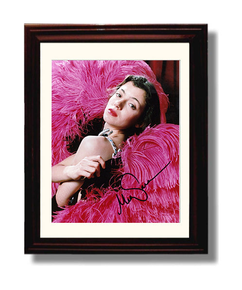 Mia Sara - Timeless Beauty Hollywood Starlet Charm movie wall art 8x10 Beveled Frame