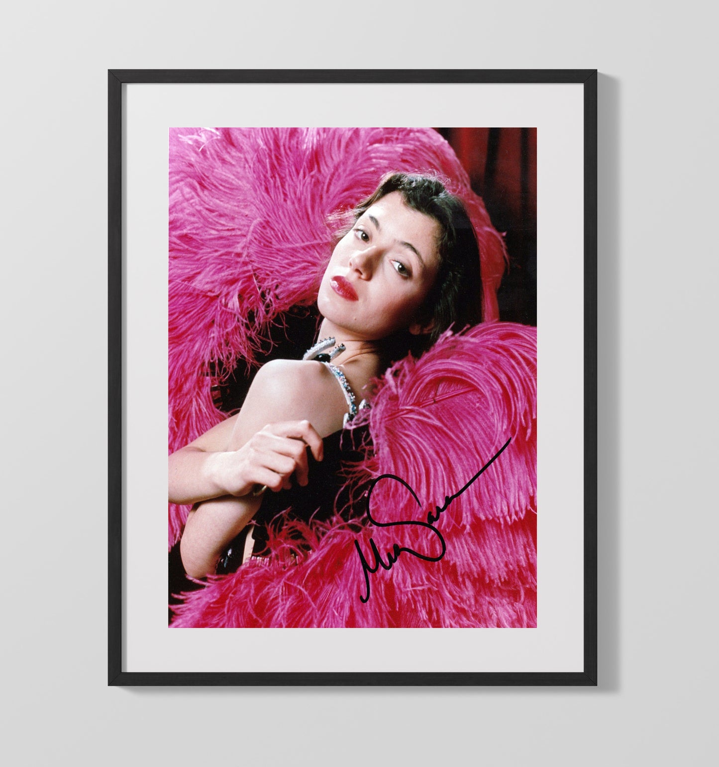 Mia Sara - Timeless Beauty Hollywood Starlet Charm Vintage Movie Wall Art - 16x20 Gallery Frame movie decor