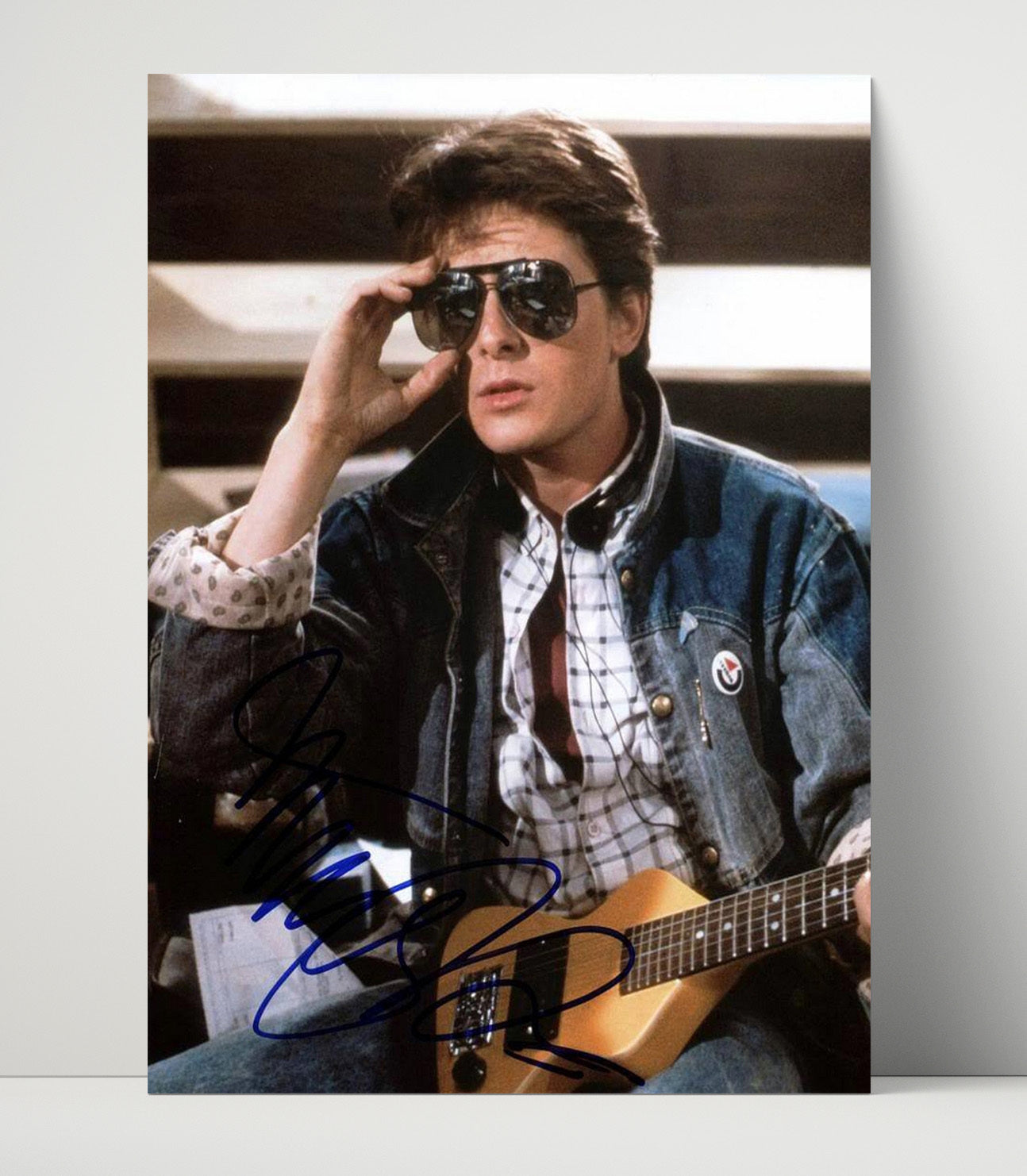 Michael J. Fox - Rockin McFly Vintage Movie Wall Art - 16x20 Unframed Print movie decor