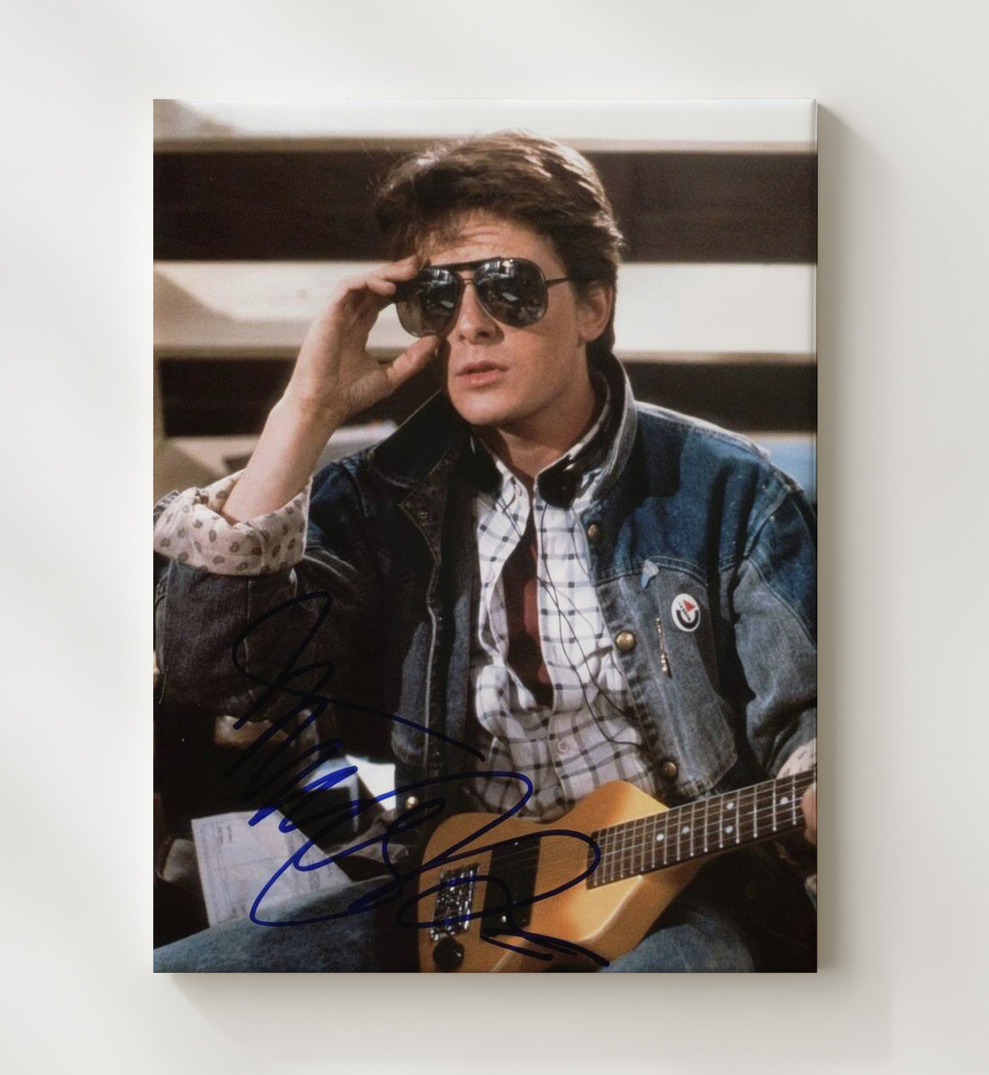 Michael J. Fox - Rockin McFly movie wall art 20x24 Canvas