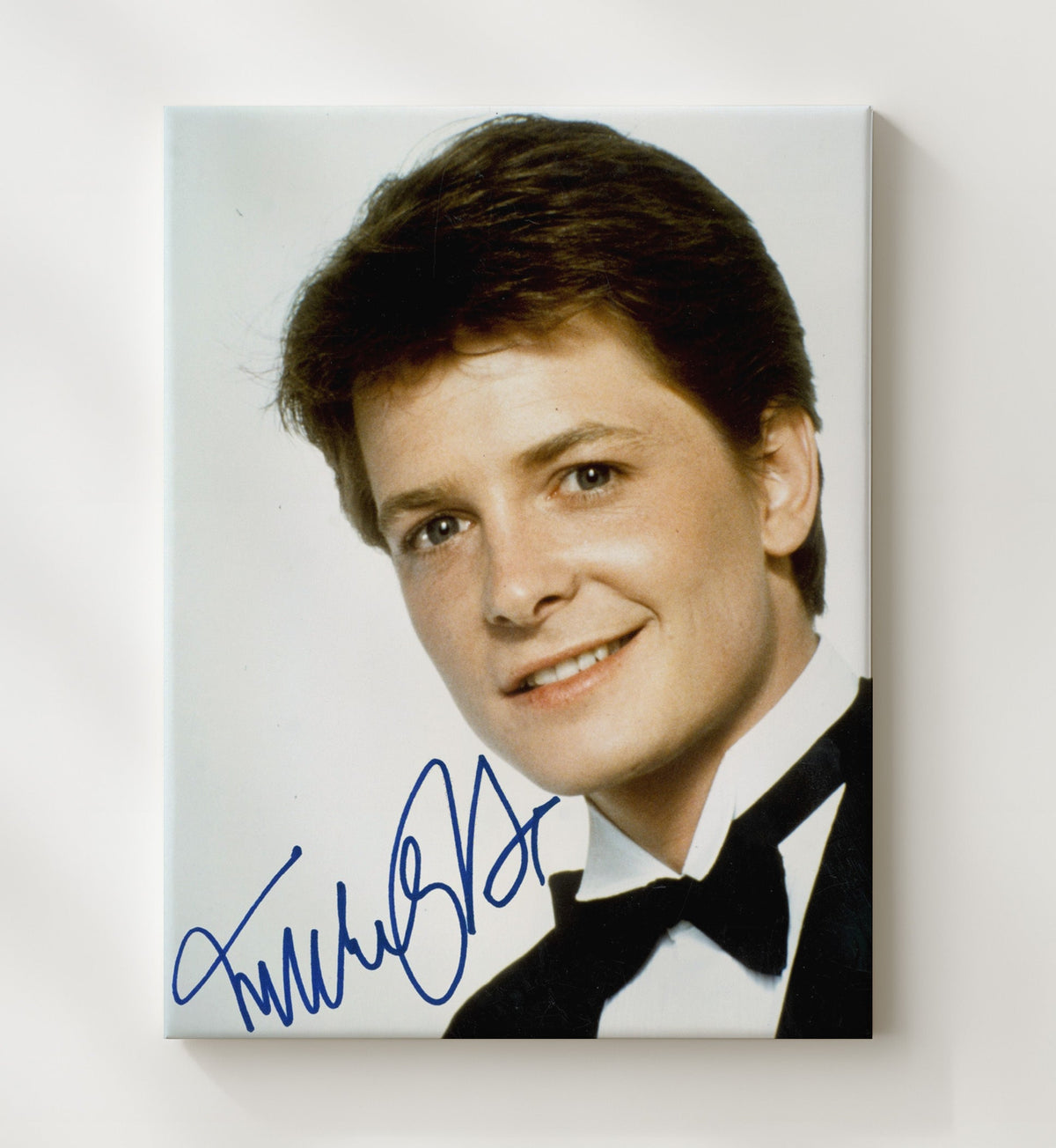 Michael J. Fox - Young Hollywood Star Bright Smile movie wall art 20x24 Canvas
