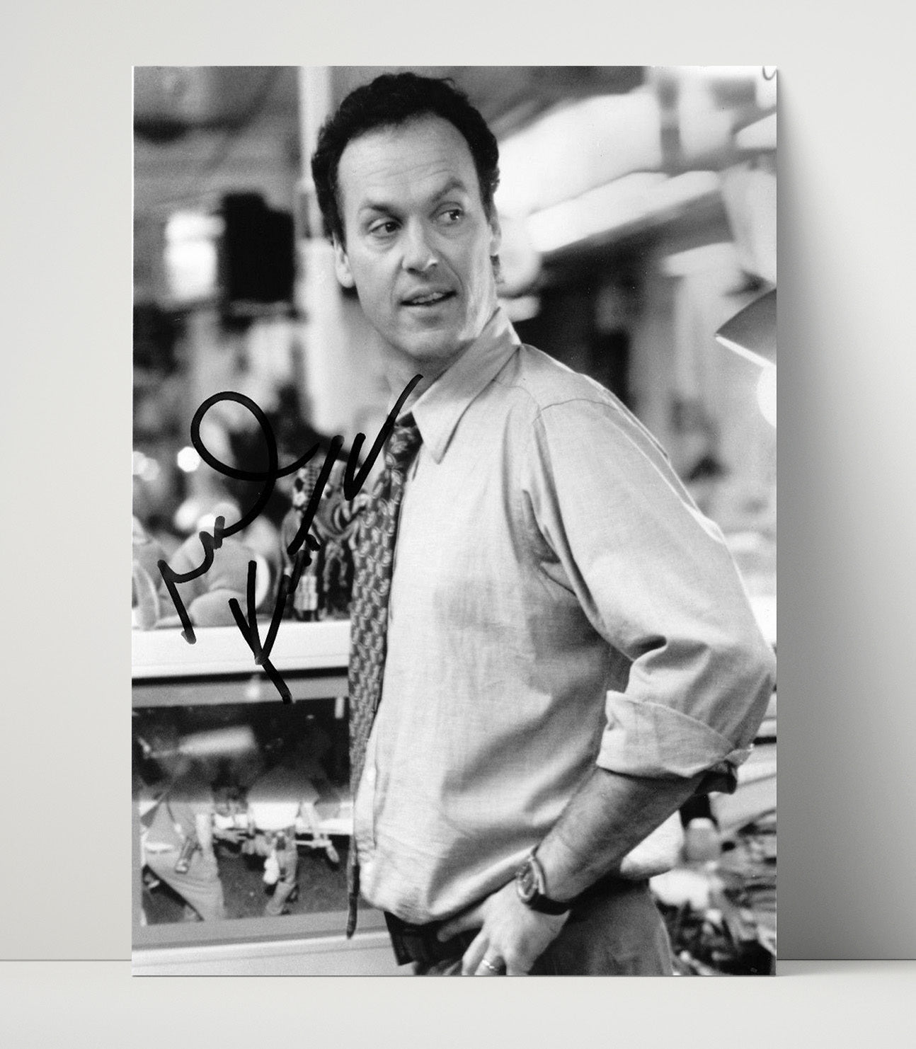 Michael Keaton - Classic Hollywood Leading Man Intense Look movie wall art 16x20 Unframed Print