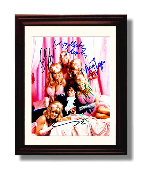 Mike Myers - Austin Powers International Man of Mystery Fembots movie wall art 8x10 Beveled Frame