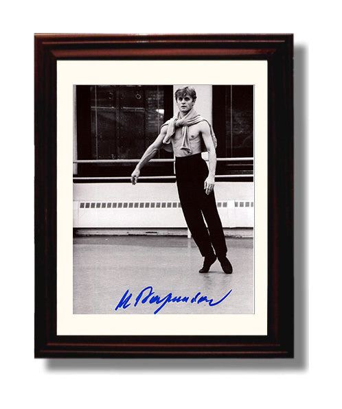 Mikhail Baryshnikov - Ballet Legend Dance Studio Power Pose movie wall art 8x10 Beveled Frame