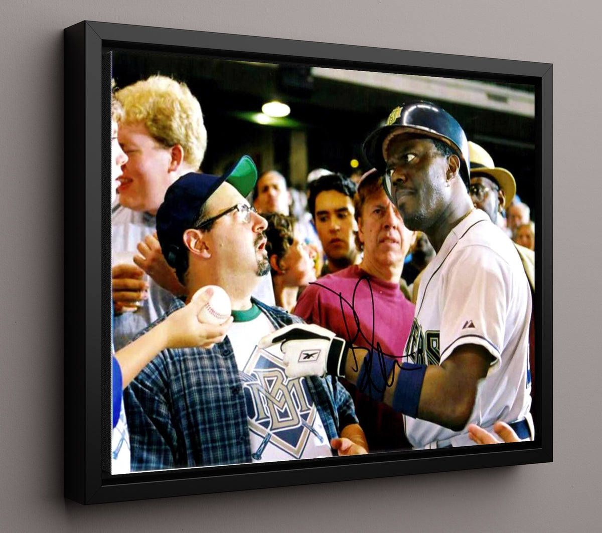 Mr. 3000 - Bernie Mac - Stan Ross - Dugout ego stare movie wall art 16x20 Framed Canvas