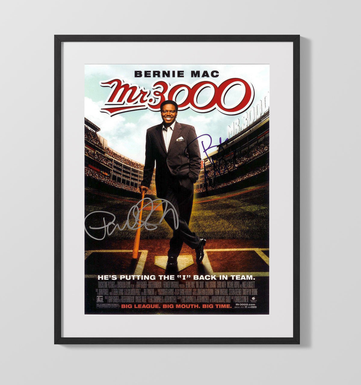 Mr 3000 - Bernie Mac Baseball Comedy Big League Swagger movie wall art 16x20 Gallery Frame