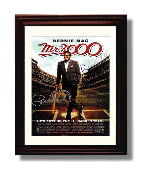Mr 3000 - Bernie Mac Baseball Comedy Big League Swagger movie wall art 8x10 Beveled Frame