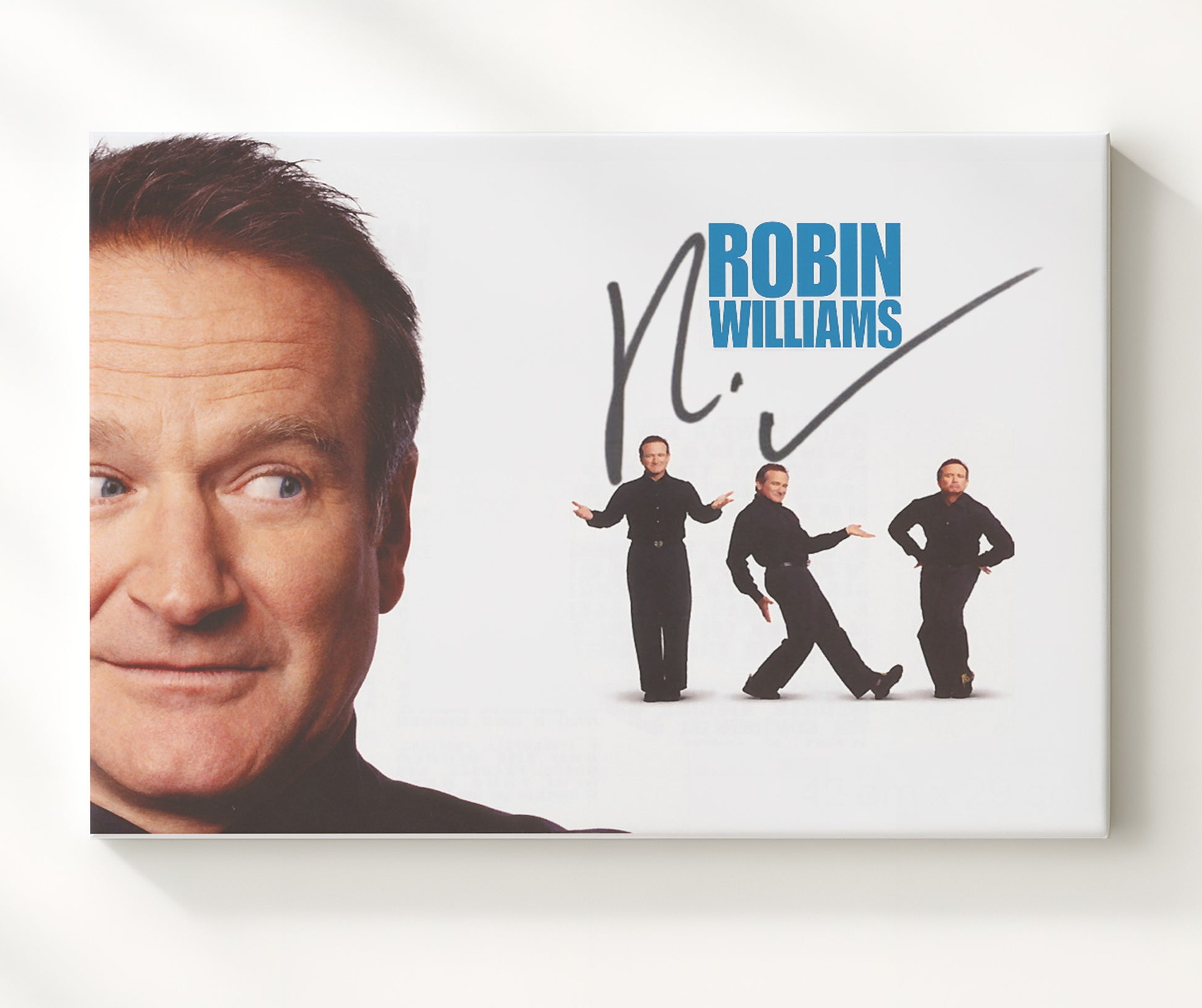 Mrs Doubtfire - Robin Williams - Daniel Hillard - Multiple Personas Poster Vintage Movie Wall Art - 20x24 Canvas movie decor